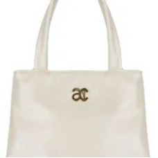 [S] ANOETIC ANC LOGO TINY TOTE BAG,IVORY, SAN55 [FINAL SALE] (SAN55)