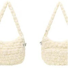 [S] ANOETIC HALF MOON CLOUD BAG,IVORY, SAN62 [FINAL SALE] (SAN62)