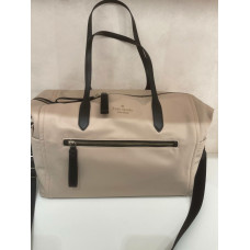[U] KATE SPADE KE405 CHELSEA COLORBLOCK KSNY LG WEEKENDER,WARM BEIGE, 196021372377 (UK2344)
